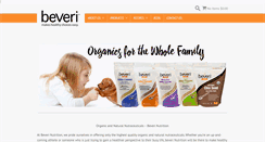 Desktop Screenshot of beverinutrition.com